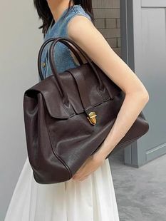 Shoulder bag, capacious laptop, high-quality style