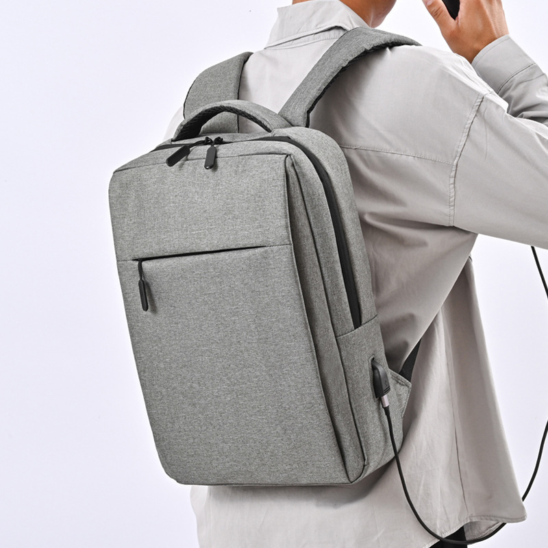 17inch Computer Business Backpack Laptop Backpack Large Capacity Travel Logo Printing High School University Computer Bag