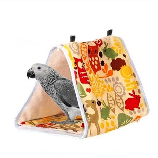 Cross-border New Peony Parrot Small Sun Hammock Bird Nest Triangle Cotton Nest Honey Bag