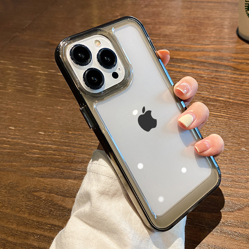 Apple 17透明携帯電話ケース16クリスタルスペースiPhone14promaxフルカバーSE13保護ケース12に適用|undefined