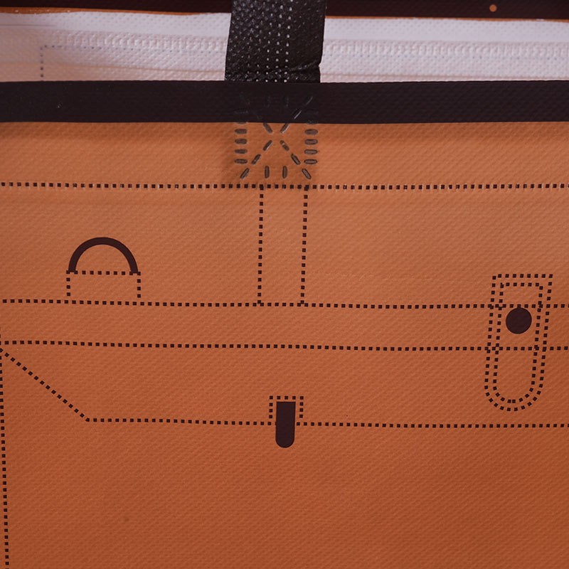 Bolsas de tela no tejida de película de mano de ropa unisex bolsas de regalo impermeables logotipo personalizado
