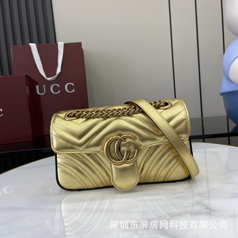 Foreign Trade Classic Gucci Women's Bag Marmont Series Small Shoulder Bag Cloud Bag Single Shoulder Crossbody Bag Foreign Trade Classic Gucci Women's Bag Marmont Series Small Shoulder Bag Cloud Bag Single Shoulder Crossbody Bag