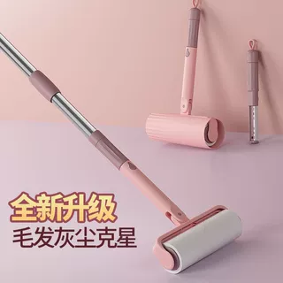 便携滚筒沾黏去头发宠物粘毛神器卷纸刮毛器除毛器毛刷滚刷去浮毛