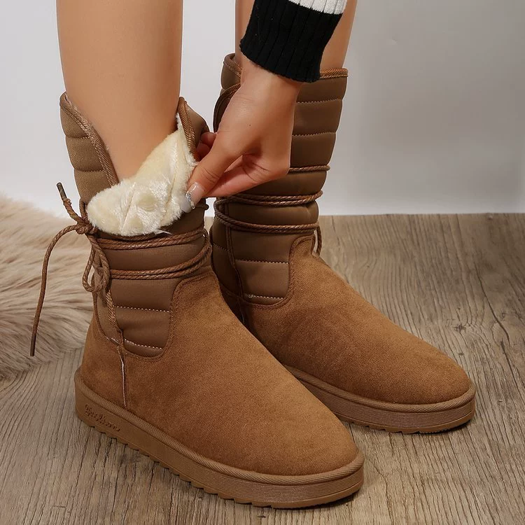 Demi-season keep warm boots, mid-length, (Physicals)