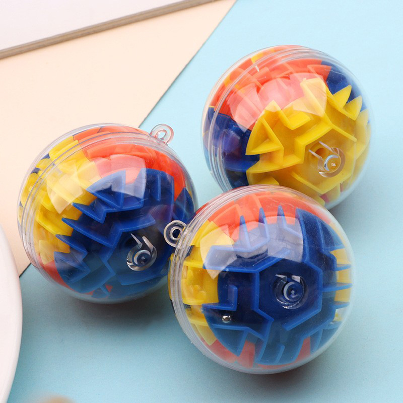 Niños tridimensionales caminando bola laberinto creativo puzzle juguetes de educación temprana nueva inteligencia bola de cubo Rubik bola laberinto redondo