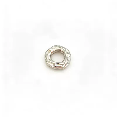 Silver Jewelry Accessories, Hammered Texture: Zərgərlik ara hissələri