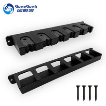 壁挂式垂直鱼竿架多功能鱼竿展示架路亚竿收纳架渔具手竿收藏架