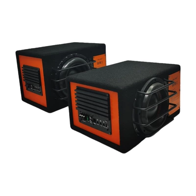 Cross-Border Car Audio Active Box Subwoofer Car High-Power Subwoofer 8inch 10inch Super Subwoofer (Car speaker/subwoofer) - car-subwoofer-super-bass-active-8inch-yl-wolf-warrior-ii-dual-magnet-dual-voice-coil