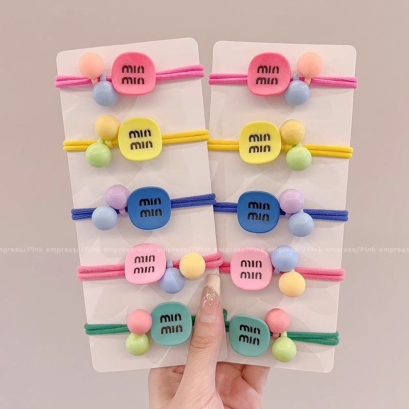 Dopamina lindos de alta elasticidad duradera cuerda de cabeza para niñas cabello de banda de goma bola de cabello cuerda de cabeza