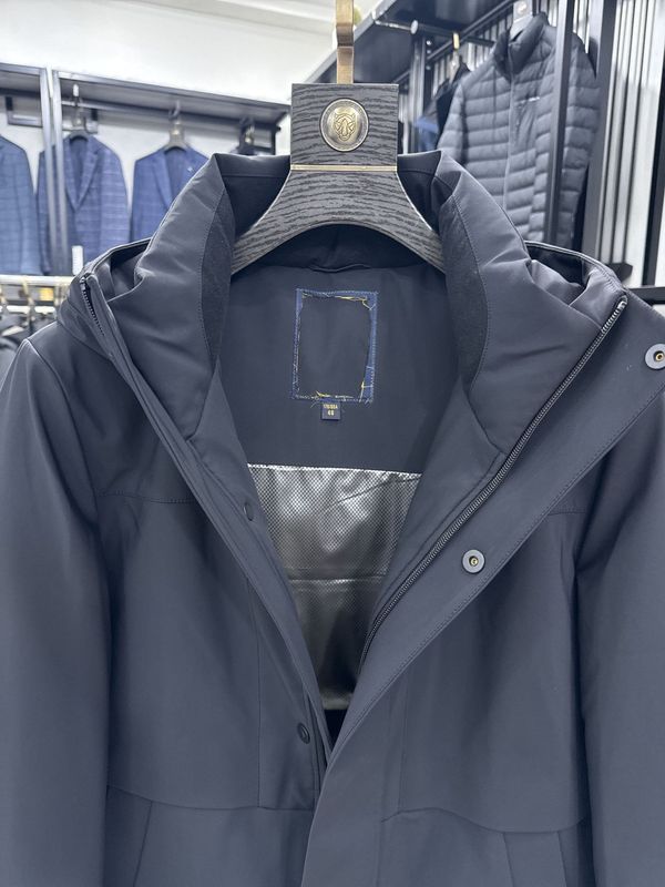 【海家】冬款 鸭绒工装连帽工装风 连帽舒适撞色字母羽绒服4Y050A|undefined