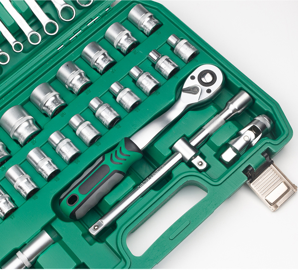 Auto Repair Tool Set, Socket Wrench, Car Repair Tool Box Combination, Ratchet Wrench, Special for Auto Maintenance and Repair