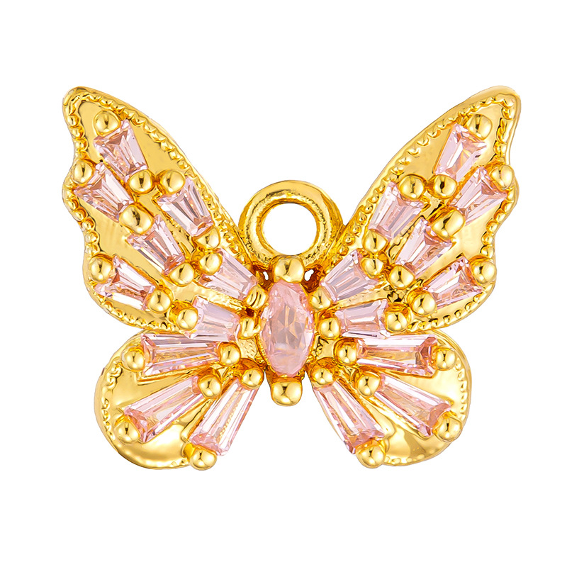 Douyin Venta caliente Colgante de microincrustaciones de cobre chapado al por mayor Cientos de colgantes de cobre opcionales a su gusto, fábrica de origen al por mayor sin cadena