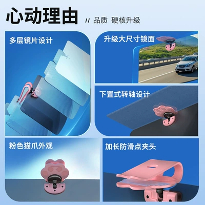 Sun visor rearview mirror, anti-glare mirror car anti-high