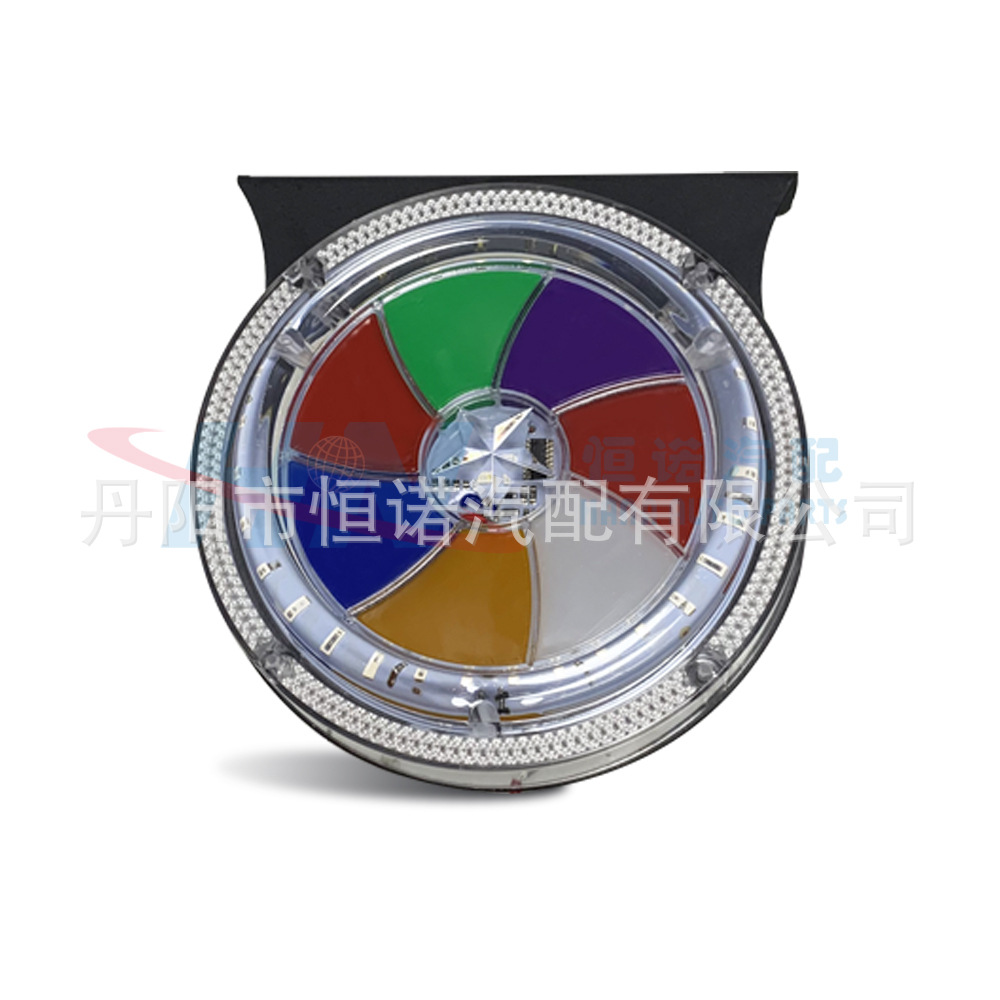 Camión LED ruedas calientes luz redonda remolque coche luz lateral 24V