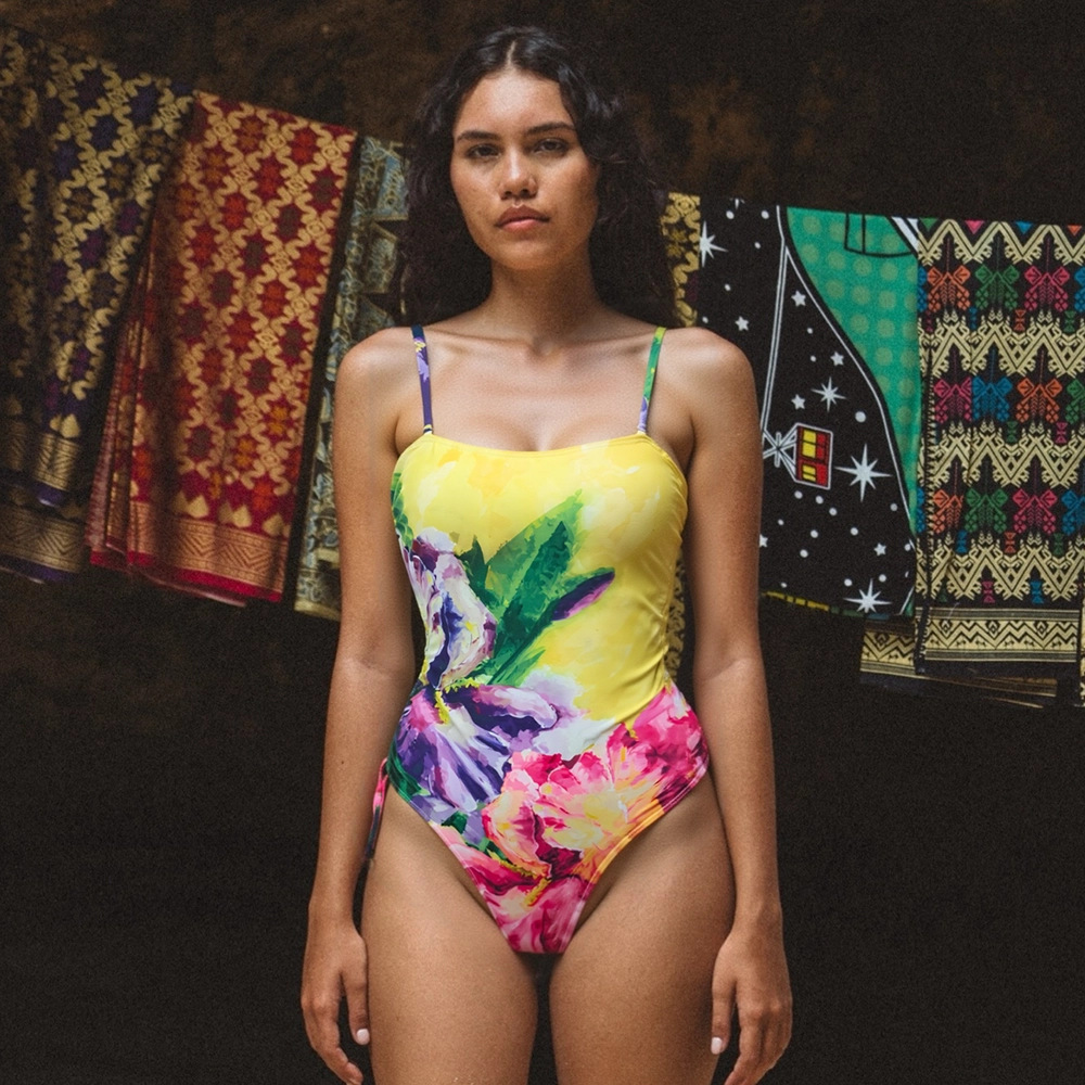 Damen Badeanzug Mit Floralem Muster Für Den Sommer Regular Fit_voghion.com