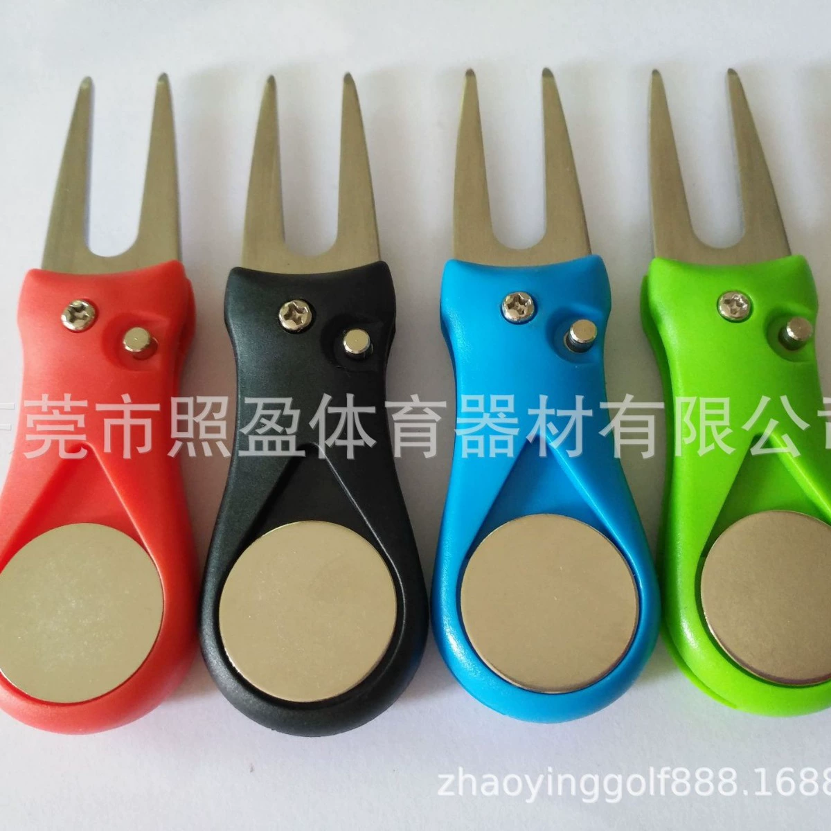 Гольф завод зеленый вилка гольф зеленый вилка отделка вилка гольф зеленый инструмент складной