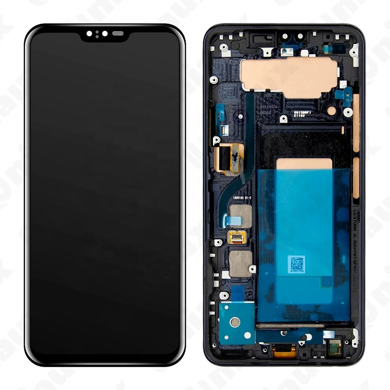 Подходит для сборки экрана LG V50 THINQ 5G, внутреннего и внешнего экрана оригинального ЖК-дисплея.