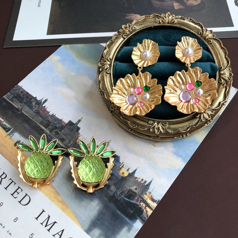 Women'S Gender Plating Design 1 Pair Retro Tassel Bow Knot Alloy Plating Women's Earrings