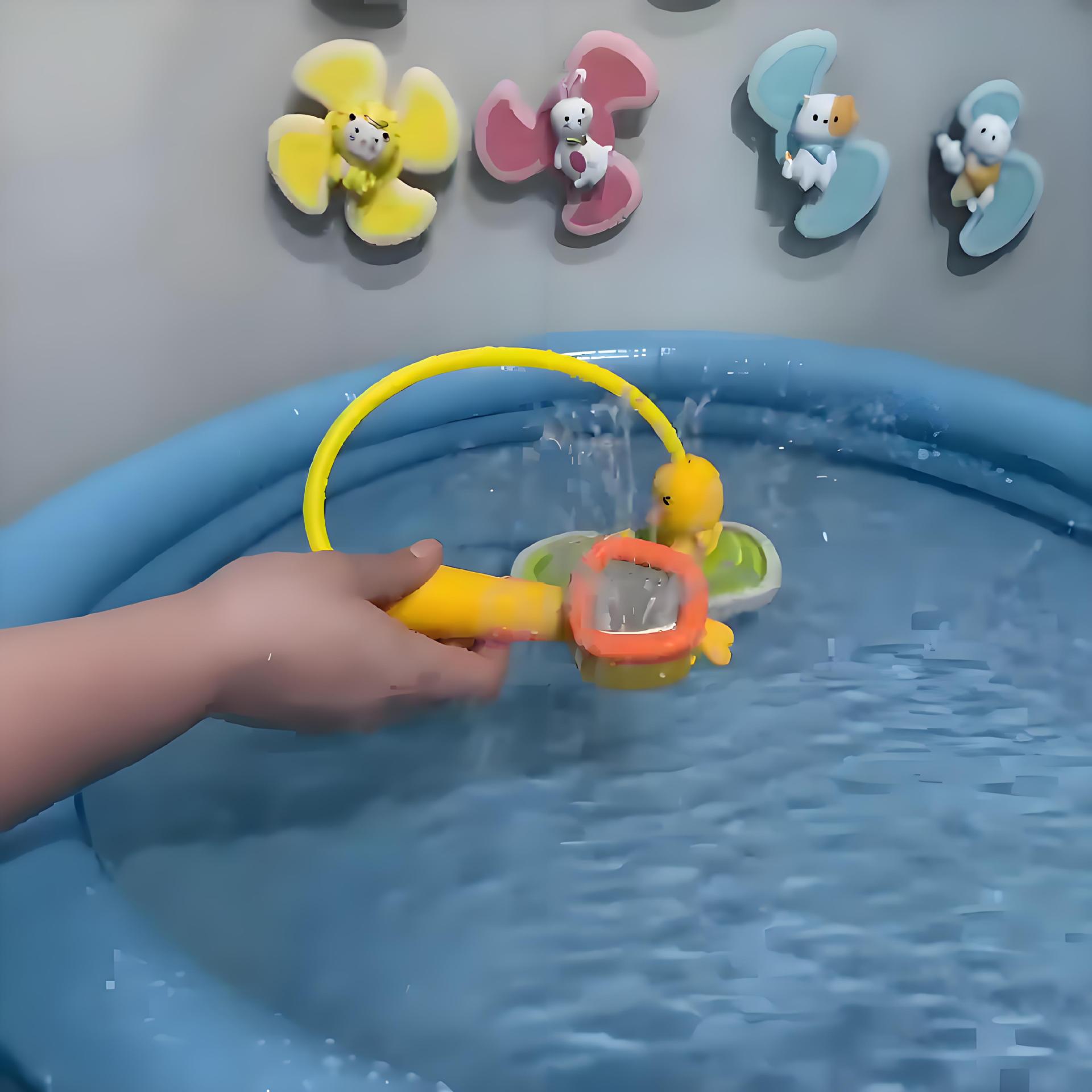 Jugando en el agua, juguete de baño para bebé, rociado de agua transfronterizo, patito eléctrico, niño, niña, ducha para niños, artefacto de agua