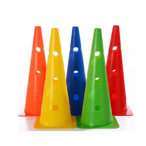 Sign barrel football training auxiliary training equipment horn sign barrel obstacle agility training roadblock sign cone