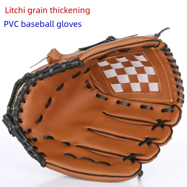 Baseball Batting Gloves, Adult Thickened Pvc Imitation Leather Baseball Gloves, Children's and Youth Pitcher's Softball Gloves