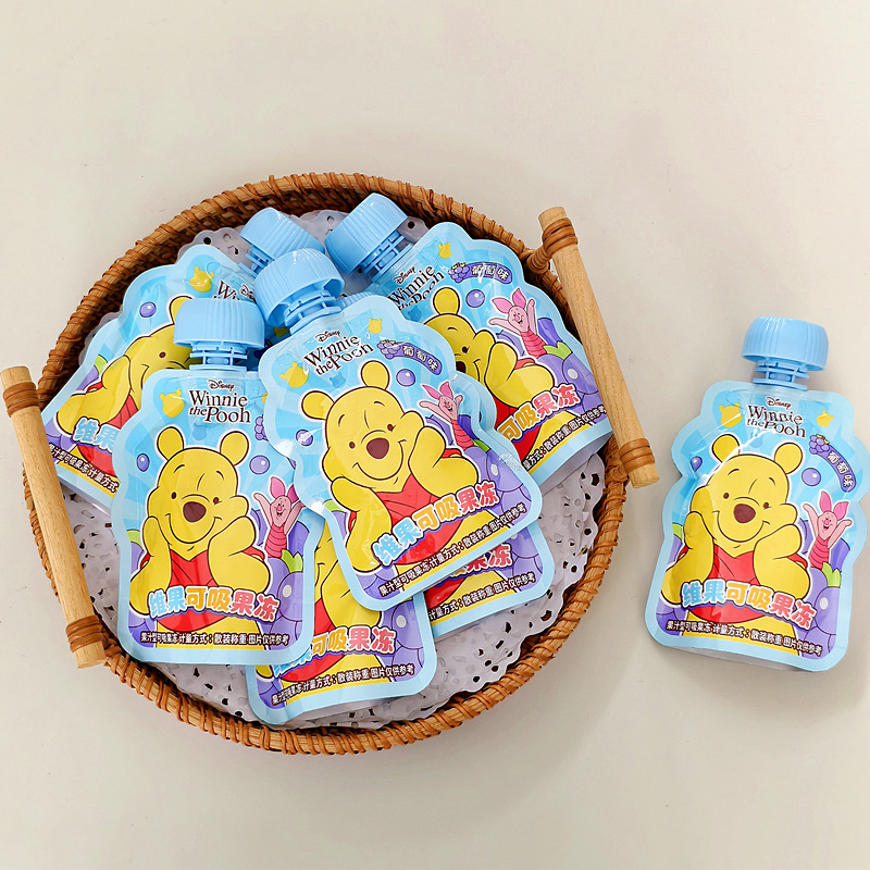 Winnie the Pooh Suckable Jelly Strawberry Flavor Baby One Month…