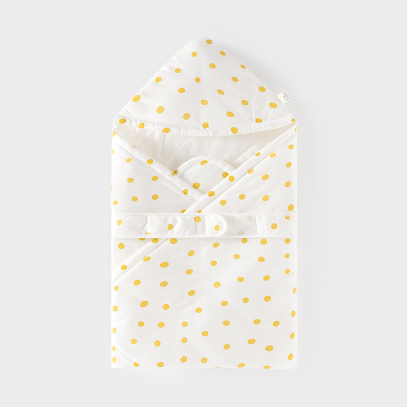 누비 옐로우 도트 이불 90*90cm
