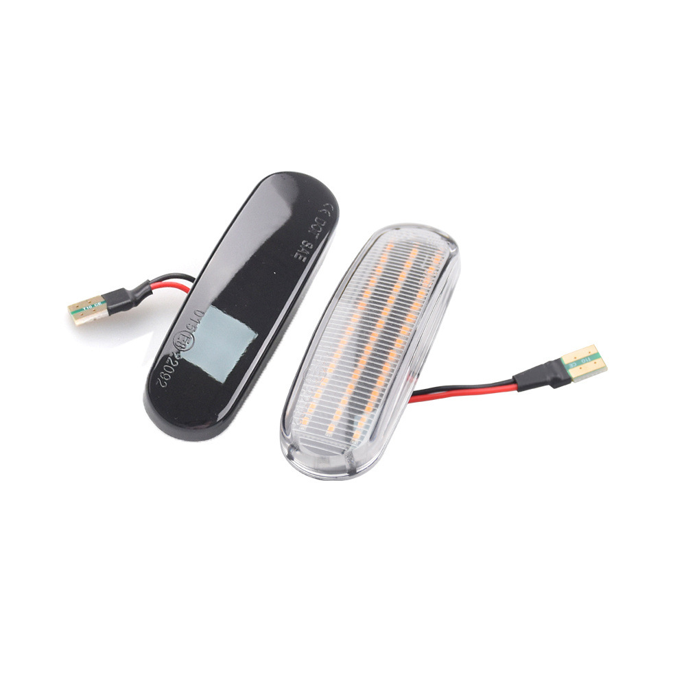Aplicable a Fiat Panda Peugeot Citroën lateral dinámico LED flujo de agua luz lateral de dirección hoja lámpara lateral