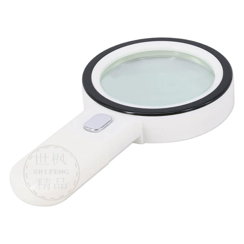30 раз 110 диаметр старик ручное чтение с подсветкой 12 ламп увеличительное стекло высокой оценки антикварные украшения увеличительное стекло