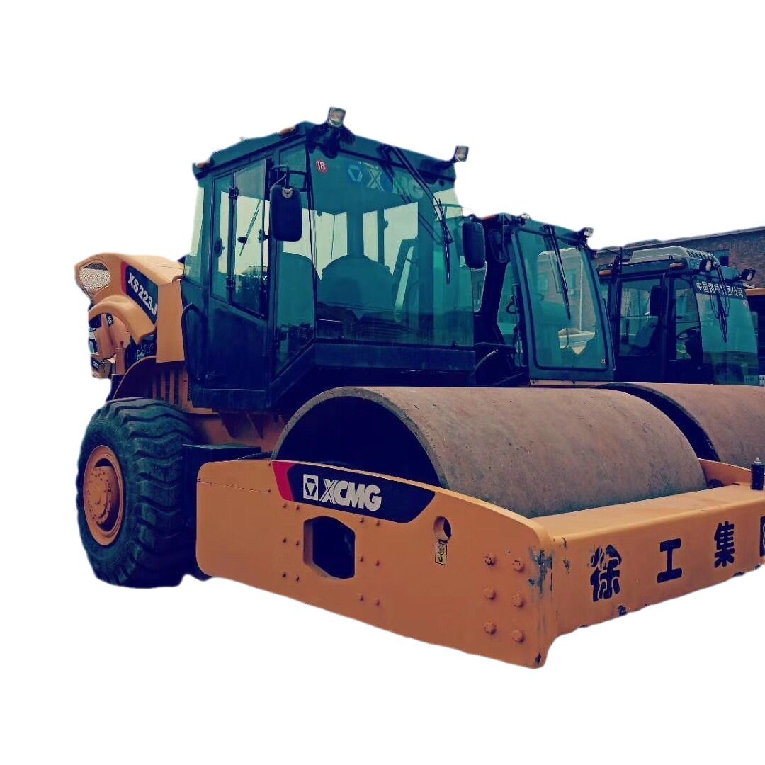 XCMG XS223JE (22T) 26T Yuyao usado rodillo de acero único 22 toneladas rodillo XS202J XS225