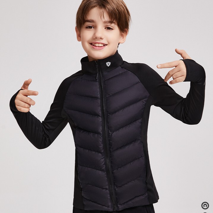 Autumn and Winter Warm Kidsren's Sports down Jacket Goose down Thickeneded Outdoor Casual Windproof Slim Men's and Women's Stand-Up Collar down Jacket Autumn and Winter Warm Kidsren's Sports down Jacket Goose down Thickeneded Outdoor Casual Windproof Slim Men's and Women's Stand-Up Collar down Jacket