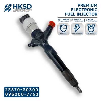 Toyota Hilux 2KD diesel fuel injector 23670-30300, fuel nozzle 095000-7760