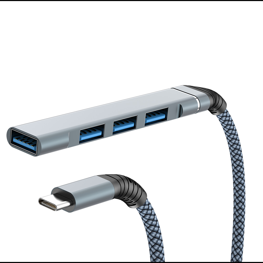 typec docking station laptop converter one to four splitter usb 3.0 hub docking station