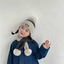 ��ͯᘿ�����ins�n��ײɫë���ﶬ��ů��ͯŮͯ��������ë��ñ��