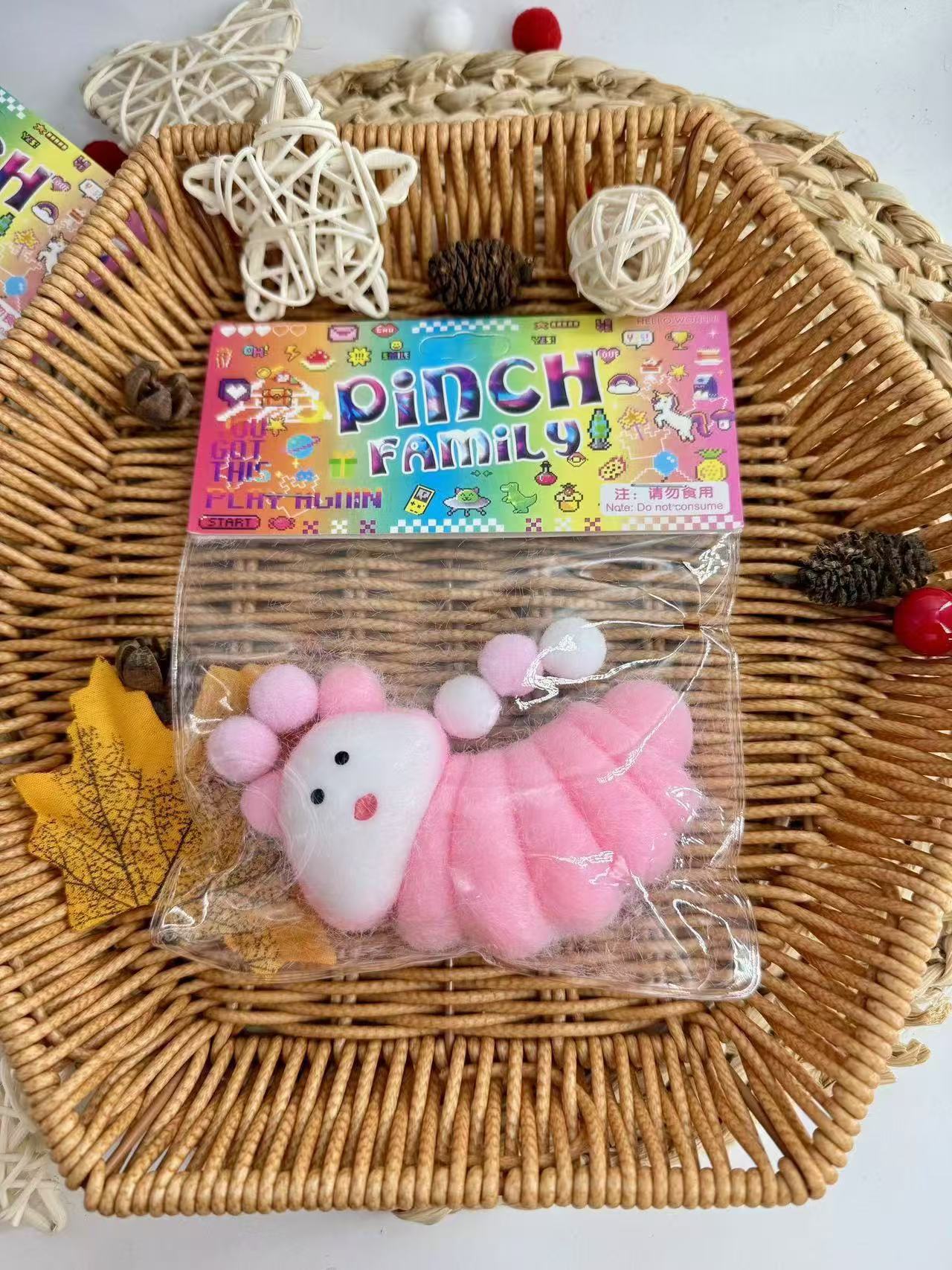 TPR hámster animado pegamento blando pellizco Le juguete descompresor extraña caricatura ratón