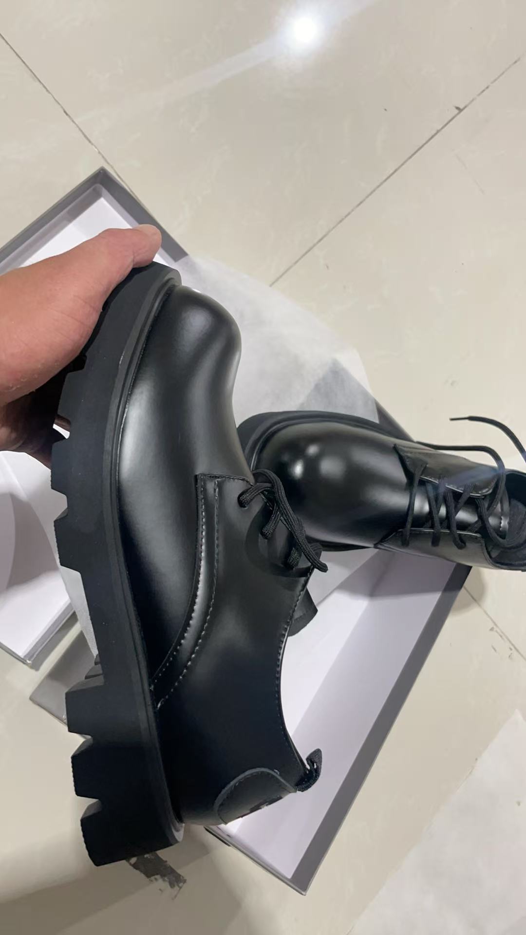 ShoeVault Derby Cow Suede Genuine Leather Toe Thick Low Top Big Yellow Boots Soft Bottom Non-Slip Fashion Men Shoes Trendy_voghion.com