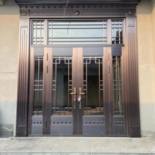 Aluminum Door Rural Gate Rural Self-Built House Aluminum Door Villa Special Door Indoor High-End Aluminum Alloy High-End Door