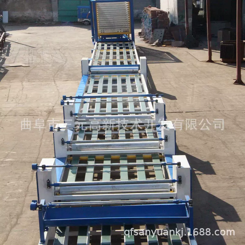 三元生产自动化匀质板设备 玻镁匀质聚苯板机械生产线 制板机械