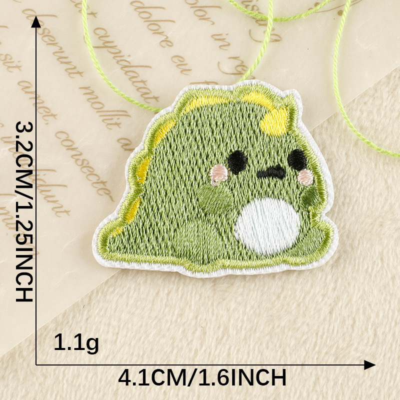 刺繍ラベル衣類アクセサリー自己粘着パッチフルーツ動物漫画 diy オリジナル刺繍パッチ布パッチ|undefined