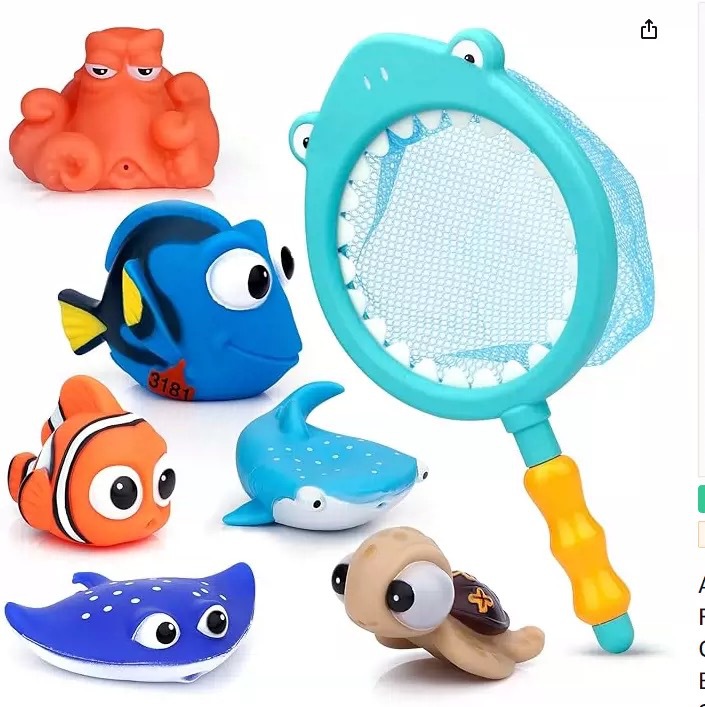 总动员动物公仔软胶过家家玩具潜水装备跟屁虫戏水玩偶小丑鱼海底