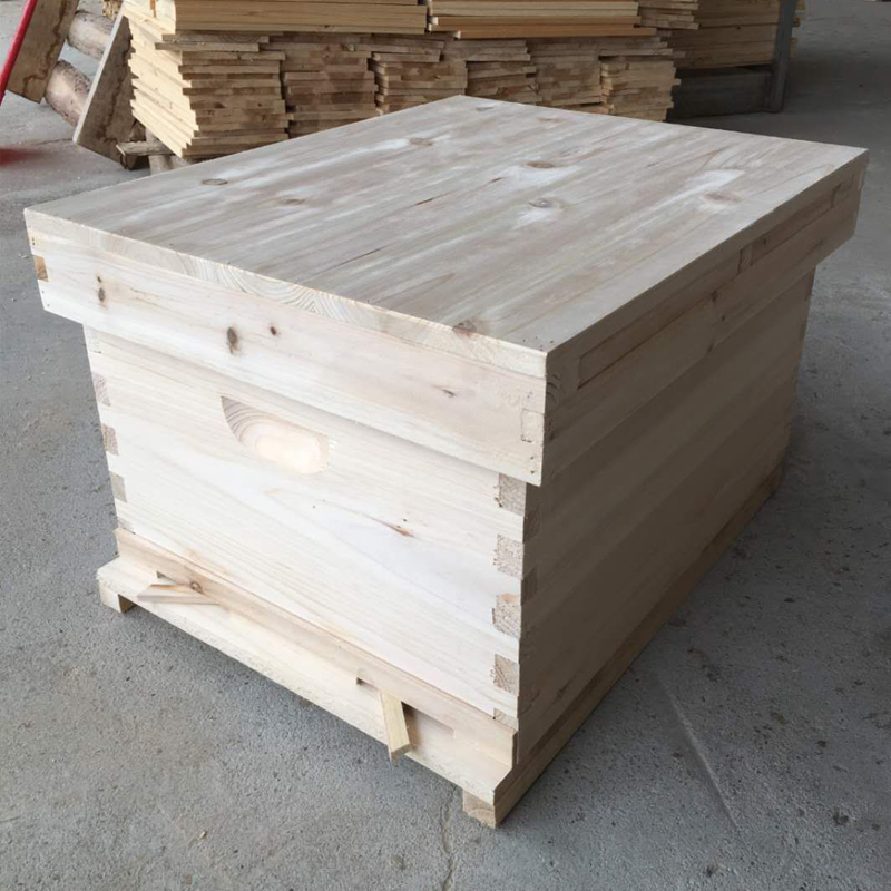 abeja en abejas abeja colmena de diez marcos caja sin cera hervida abeto abeja de diez marcos abeja estándar herramienta de apicultura de doble cara pulido