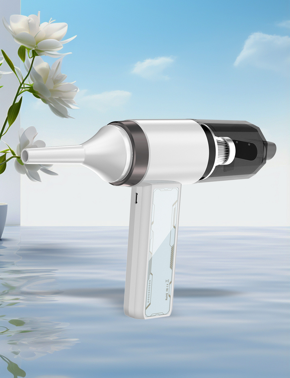 Coffee powder vacuum cleaner for car use, to remove smoke and dust, coffee powder, bar counter cleaning, portable small handheld vacuum cleaner