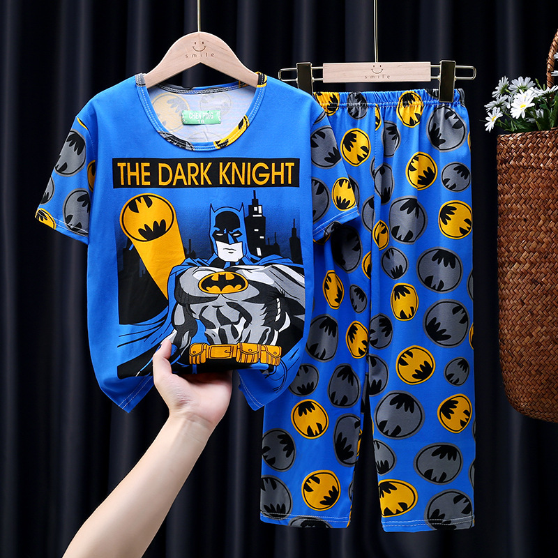 Z-manga larga corta-murciélago azul