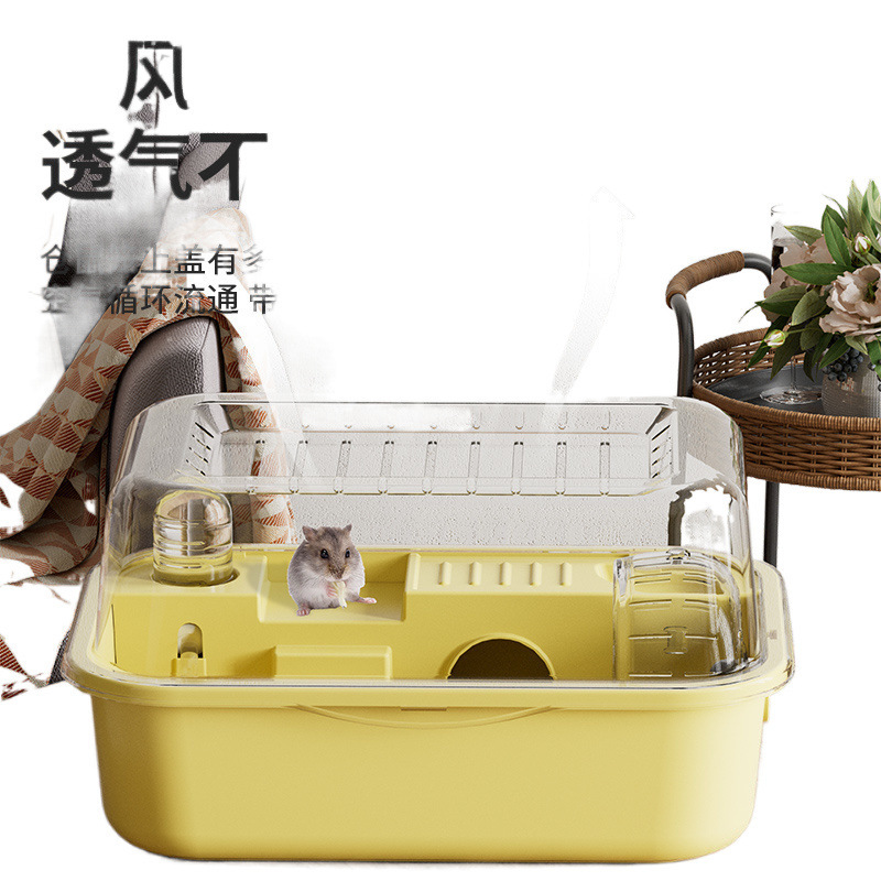 ハムスタースナック小型ケージ二層安い特大専用ハウスアクリルテイクアウト高級用品ヴィラ卸売|undefined