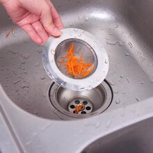 创意家居 日式厨房清洁不锈钢水槽过滤网 脏物过滤网 防堵塞