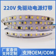 批发led灯条高压220V电镀板免驱动电源橱柜灯吊顶线型灯贴片灯带