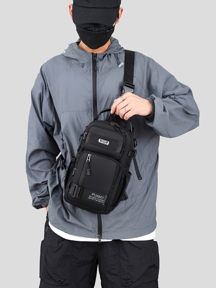 Bolsa de pecho de gran capacidad para hombres transfronterizos, bolsas deportivas de alta calidad para montar, bolsas de hombro para viajar, mochila
