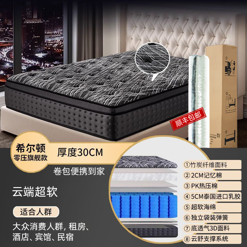 30 см (Hotel Enjoyment) Модель Hilton Black Zero Pressure