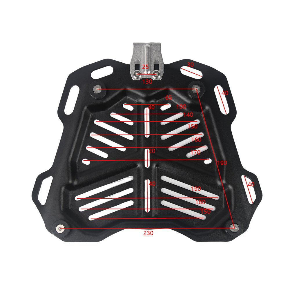 Wholesale 28L/36/45L/55L/65L/80L/100L Motorcycle Aluminum Alloy Tail Box Quick-Release Base Accessories