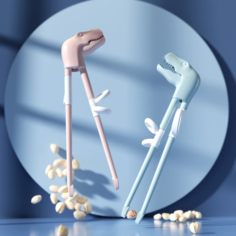 2023 dinosaur children's learning chopsticks cartoon training chopsticks boys and girls 3 years old baby two or three stage trainer eating